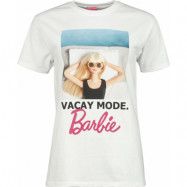 Barbie T-shirt - Vacay Mode - S XL - för Dam - vit