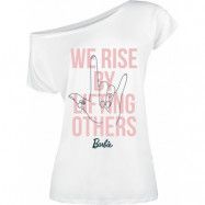 Barbie T-shirt - We Rise By Lifting Others - M - för Dam - vit