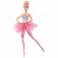 Barbie Twinkle Lights Ballerina Blond Rosa HLC25