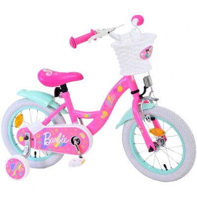 Barncykel Volare - Barbie 14 Tum Fotbroms
