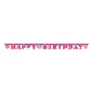 Bokstavsgirlang Happy Birthday Barbie Dreamtopia - 200x15cm