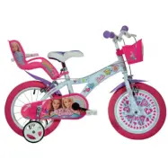 Dino - Barncykel - Barbie No Limit 16 Tum Vit/Rosa