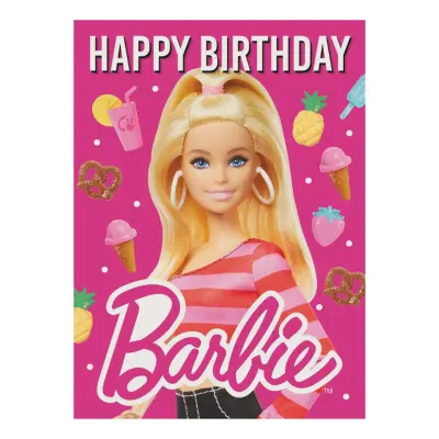 Födelsedagskort Barbie