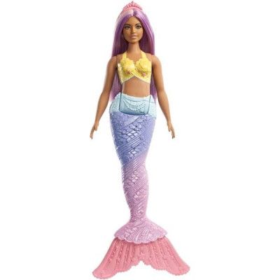 Mattel Barbie, Dreamtopia Mermaid Doll - Purple Hair