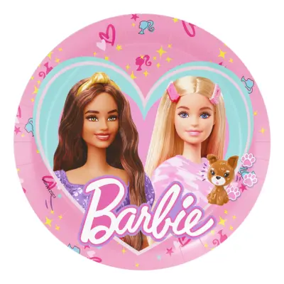Pappersassietter Barbie™ Friends - 8-pack