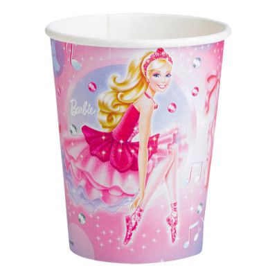 Pappersmuggar Barbie Ballerina - 8-pack