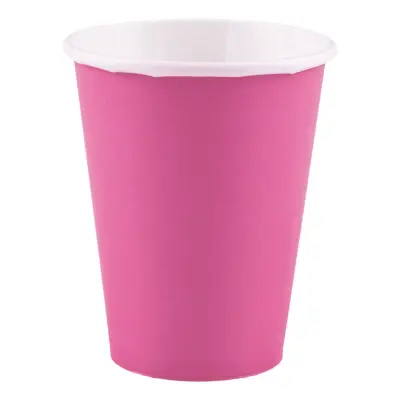 Pappersmuggar Neonrosa - 8-pack