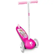 Stamp - 3 Hjul Barnscooter Barbie Fotbroms Rosa
