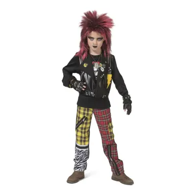 90-tals Punkare Barn Maskeraddräkt - Small