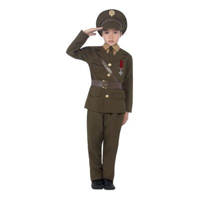 Armé Officer Barn Maskeraddräkt - Large