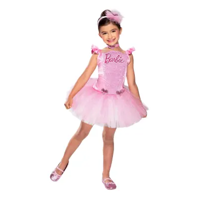 Barbie Ballerina Paljetter Barn Maskeraddräkt - Small