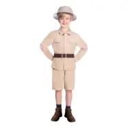 Beige Safari Barn Maskeraddräkt - Small