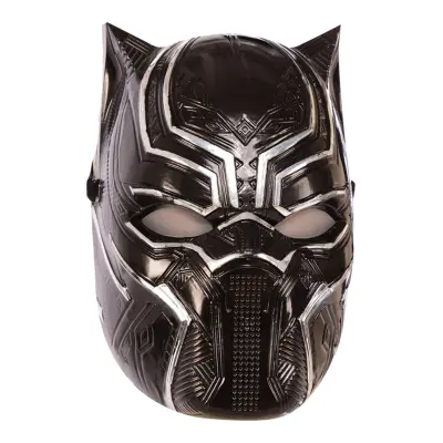 Black Panther Halvmask för Barn - One size
