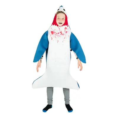 Blodig Haj Barn Maskeraddräkt - One size