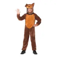Brun Hund Barn Maskeraddräkt - Medium