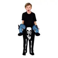 Carry Me Skelett Barn Maskeraddräkt - One size