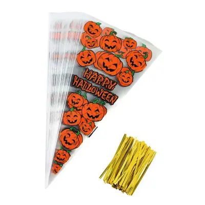 Cellofan Strutar Halloween - Pumpor