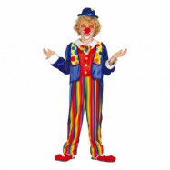 Clown Overall Barn Maskeraddräkt - Large