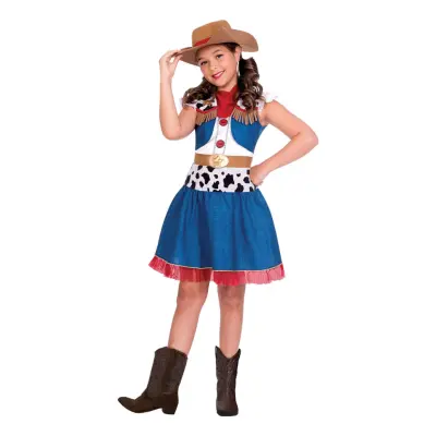 Cowgirl Barn Maskeraddräkt - Small