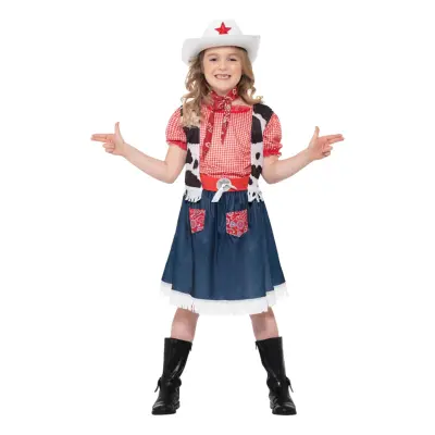 Cowgirl Barn Maskeraddräkt - Large