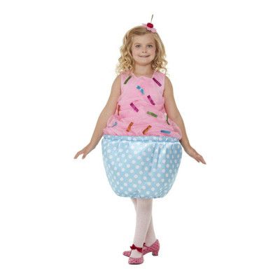 Cupcake Rosa Barn Maskeraddräkt - Large