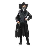 Dödskalle Cowboy Barn Maskeraddräkt - Large