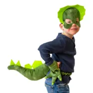 Dinosaurie Maskeradset för Barn - Medium