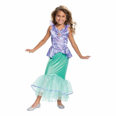 Disney Ariel Deluxe Barn Maskeraddräkt - Small