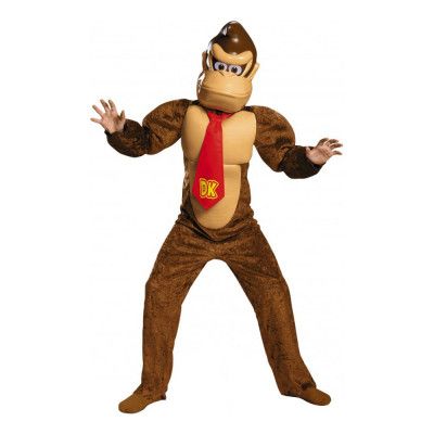 Donkey Kong Deluxe Barn Maskeraddräkt - Large