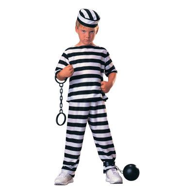 Fånge Barn Maskeraddräkt - Small