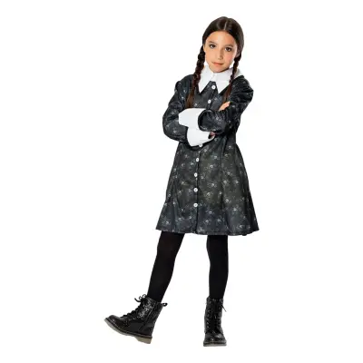 Familjen Addams Wednesday Barn Maskeraddräkt - Small