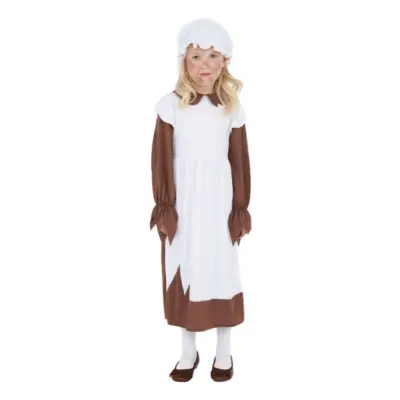 Fattig Viktoriansk Flicka Barn Maskeraddräkt - Small