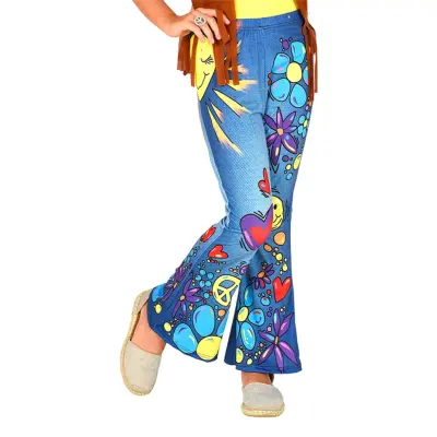 70-tals Hippie Byxor Barn - Medium