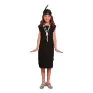 Flapper Barn Maskeraddräkt - Medium