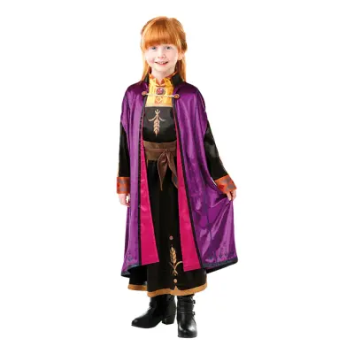 Frozen 2 Anna Deluxe Barn Maskeraddräkt - X-Large