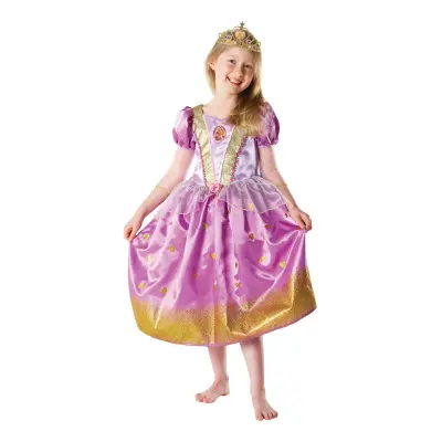 Glittrig Rapunzel Barn Maskeraddräkt