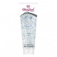 GlitzyGurl Glitter Kroppsgel 50 ml - Silver Storm