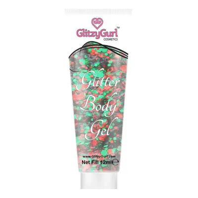 GlitzyGurl Glitter Kroppsgel - Festive Frenzy