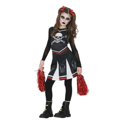 Gotisk Cheerleader Barn Maskeraddräkt - Medium
