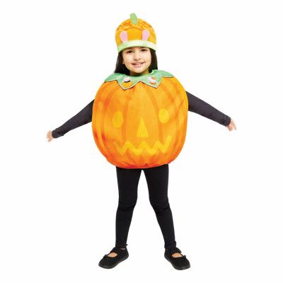 Greta Gris Halloweenpumpa Barn Maskeraddräkt - X-Small