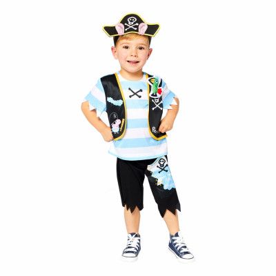 Greta Gris Pirat George Barn Maskeraddräkt - X-Small