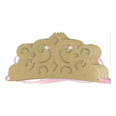Guldkrona i Papp Tiara - 1-pack