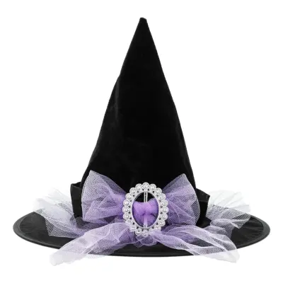 Häxhatt med Rosett för Barn - One size