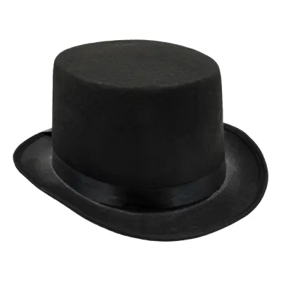 Höghatt Svart för Barn - One size