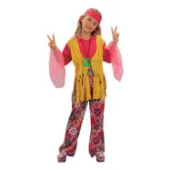 Hippieflicka Budget Barn Maskeraddräkt - Small