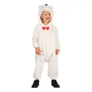 Isbjörn Onesie Barn Maskeraddräkt - Medium