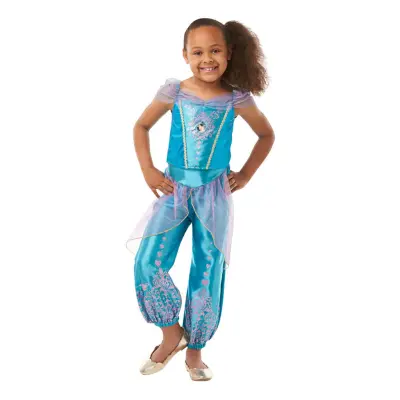 Jasmine Prinsessa Barn Maskeraddräkt - Small