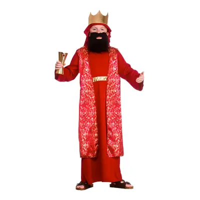 Jesu Födelse Vis Man Röd Barn Maskeraddräkt - Large