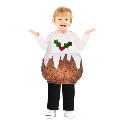 Julpudding Barn Maskeraddräkt - Medium