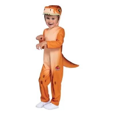 Jurassic World T-Rex Barn Maskeraddräkt - X-Small